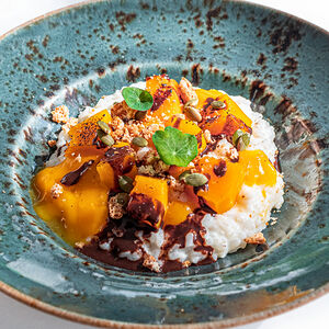 Рисовая каша с тыквой