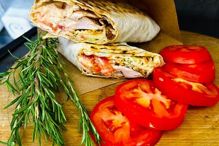 Шаурма куриная с соусом айоли