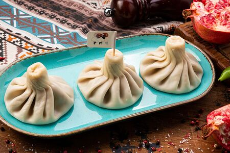 Хинкали с бараниной 