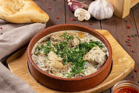 Цыцыла шкмерули с грибами