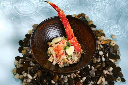 Крабовый салат по-сахалински