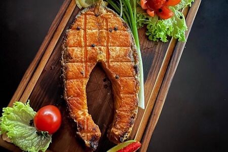 Сёмга на Мангале