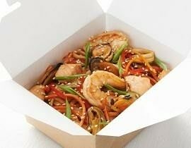 Вок с морепродуктами