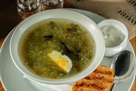 Суп из щавеля