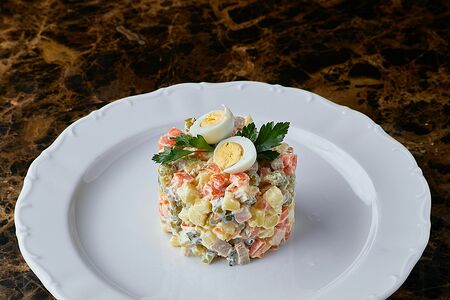 Оливье с курицей