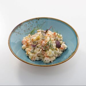 Оливье с ветчиной