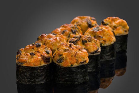 Запеченный ролл с мидиями