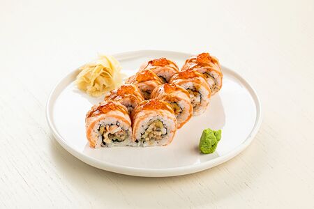 Ролл Опаленный лосось