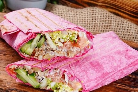 Шаверма стандарт в розовом лаваше