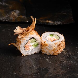 Банзай с семгой терияки