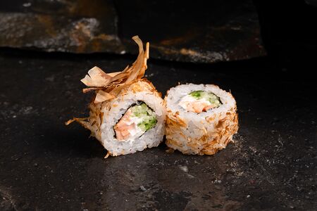 Банзай с семгой терияки