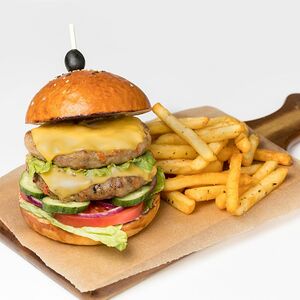 Бургер Родос XL с картофелем фри