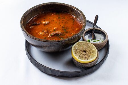 Мясная солянка на говядине