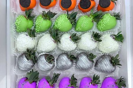 Клубника в шоколаде Акварель