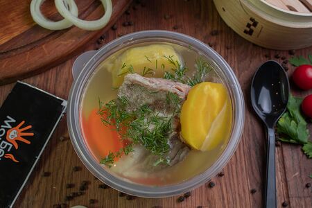 Суп из говядины халяль