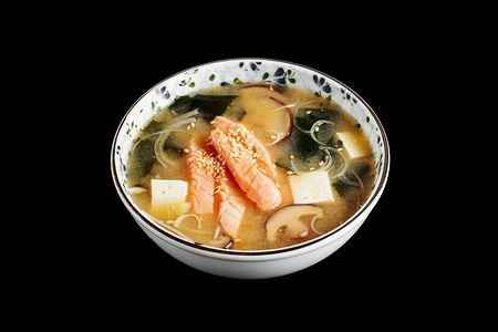 Мисо суп с лососем