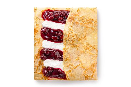 Блин с маскарпоне galbani и вишней