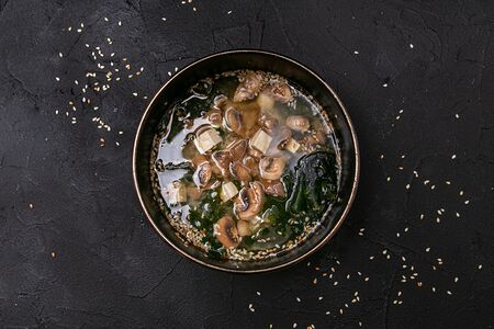 Мисо суп с грибами