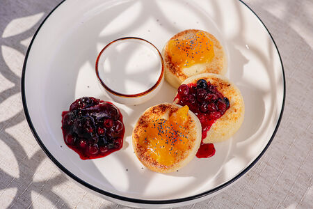 Сырники с маком и цедрой апельсина