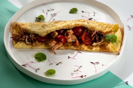 Андалузский омлет с морепродуктами