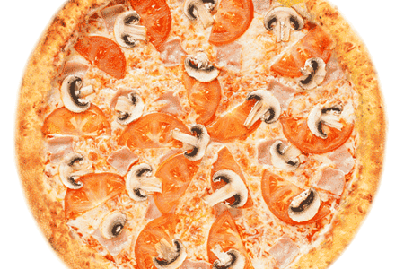 Ветчина и грибы 30см.