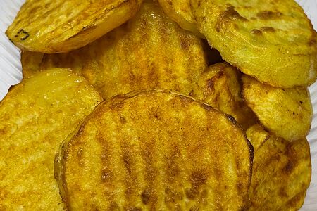 Картошка на мангале