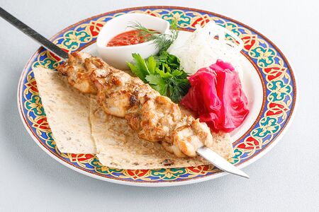 Шашлык из куриного бедра