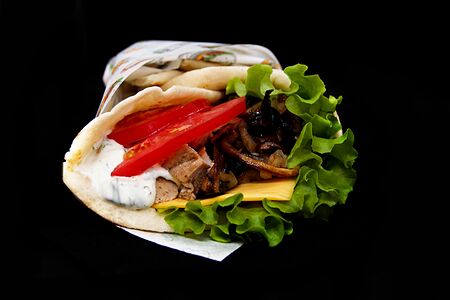 Гирос Жюльен с говядиной