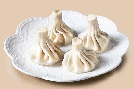 Хинкали с вешенками и шампиньонами