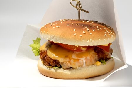 Бургер куриный