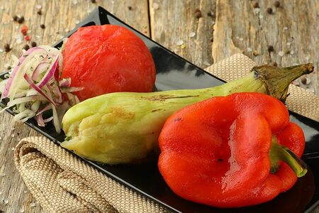 Овощи на углях