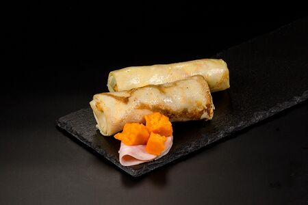 Блины с ветчиной и сыром