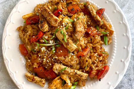 Плов с курицей