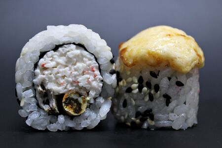 Запеченный с мидиями