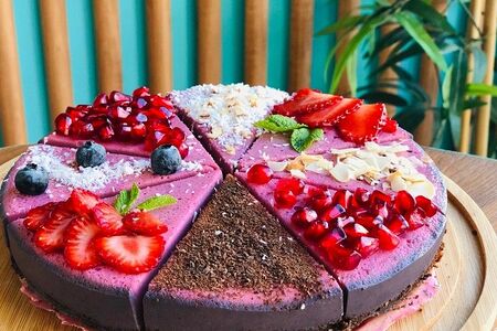 Гранатовый тарт Vegan