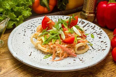 Салат Азиатский с кальмарами
