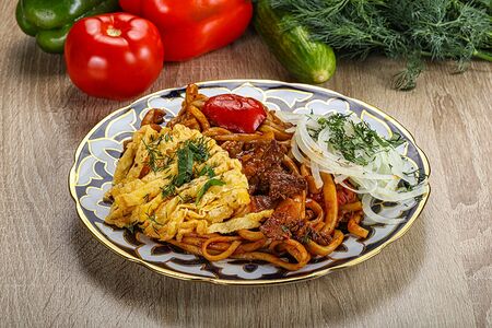 Лагман жареный