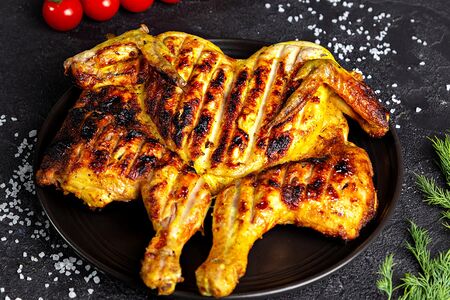 Курица на мангале