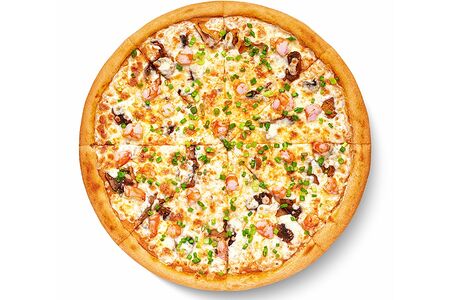 Пицца Том ям на толстом тесте