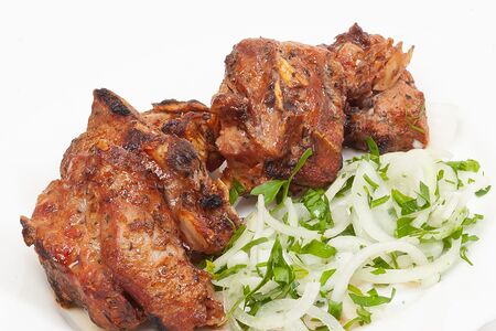 Шашлык из баранины на кости