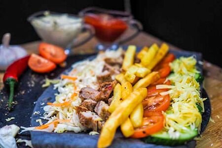 Фирменная шаверма со свининой