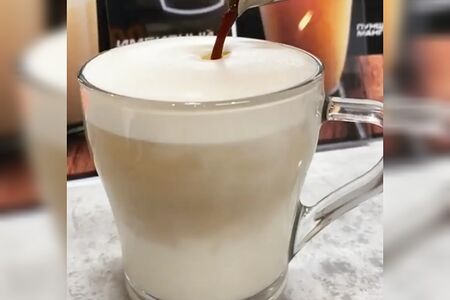 Латте малина в шоколаде