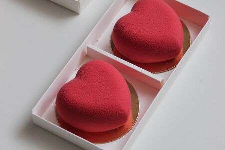 Муссовое пирожное Фисташка-малина