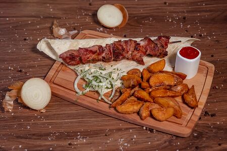 Шашлык из cвинoй шеи