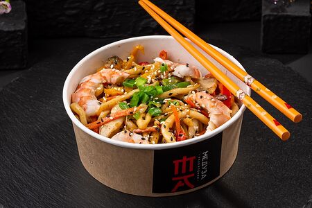 Лапша с морепродуктами