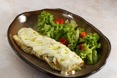 Омлет со сливочным соусом