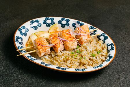 Шашлычок из лосося