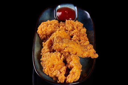 Куриная грудка с клюквенным соусом