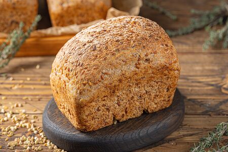 Безглютеновый хлеб с семенами льна