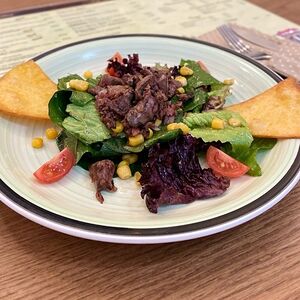 Салат с печенью